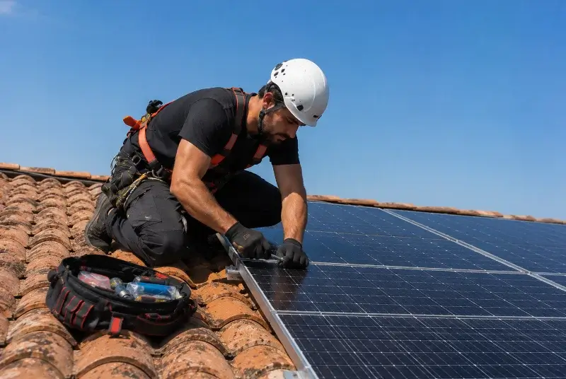 Maintenance et monitoring de panneaux solaires à Beaumont-en-Diois